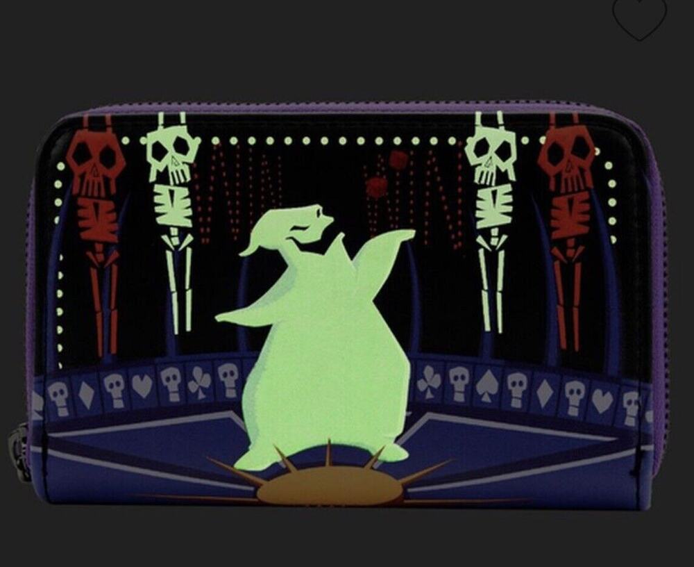 Loungefly Oogie Boogie Nightmare Before Christmas Wallet Glow In The Dark NWT